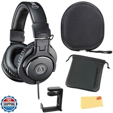 Audio-Technica ATH-M30x Professional Monitor Headphones - Black B