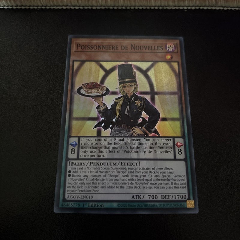 Poissonniere De Nouvelles AGOV-EN019 Super Rare Yugioh Card 1st Edition Mint