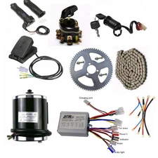 500W 24V Brush Motor Controller kit Sprocket for Golf Cart Quad ATV E-BIKE