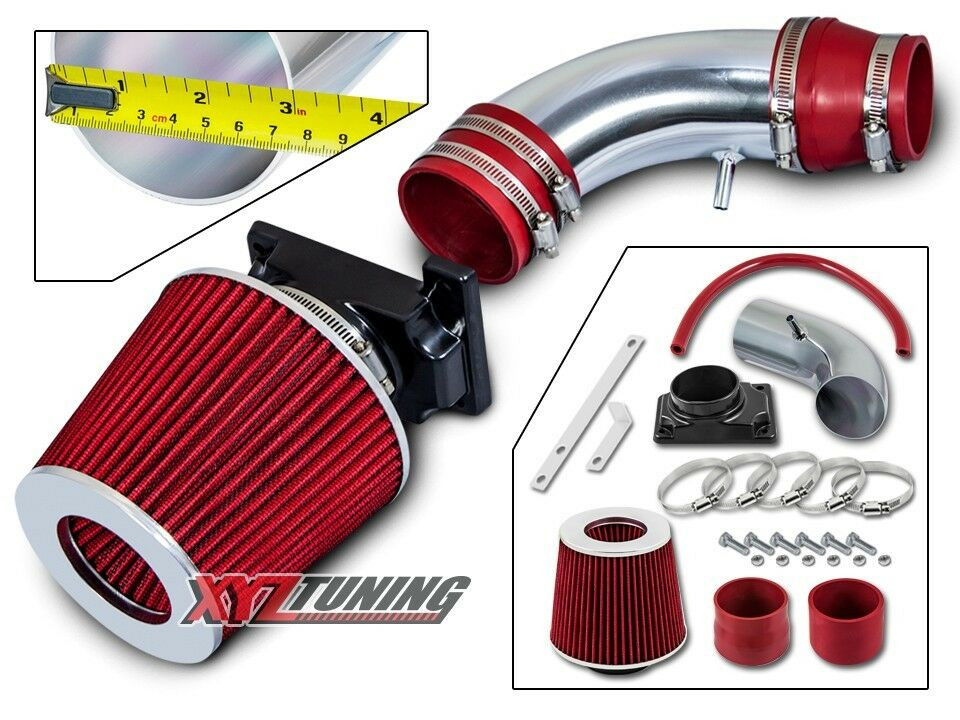 RED Short Ram Air Intake Induction Kit + Filter For 94-98 Galant 2.4L L4