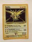 Zapdos 16/102 Base Set Holo Rare Pokémon Card WOTC 1999 Vintage