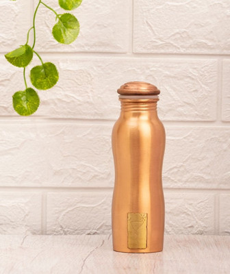 Isha Life Pure Copper Trinkflasche Logo (Typ 2) 300 ml Ayurveda Vorratsflasche