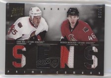 2011 Panini Prime Combos Dual Materials 16/50 Patrick Wiercioch Chris Neil 1m8