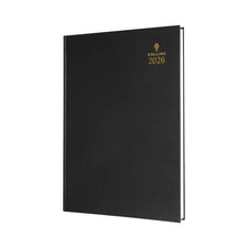 2026 Collins Desk Diary A5 Week To View Hardback Black Cover