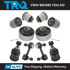 TRQ 10 Suspension Kit Control Arm Bushings lower Ball Joints Sway Bar End Links