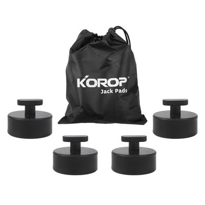 Lifting Jack Pad (4pcs) Compatible with Chevy Corvette C5 C6 C7 C8, Black
