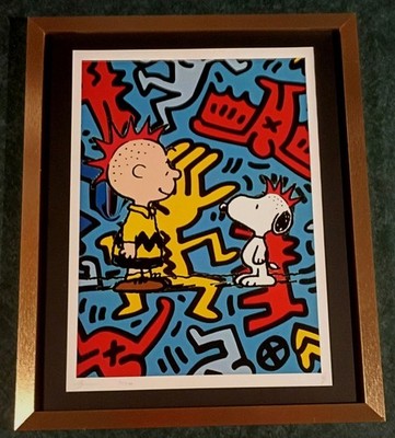 DEATH NYC ltd ed signed framed pop art print 45x32cm Haring DEATH NYC ltd ed signed framed pop art print 45x32cm Haring