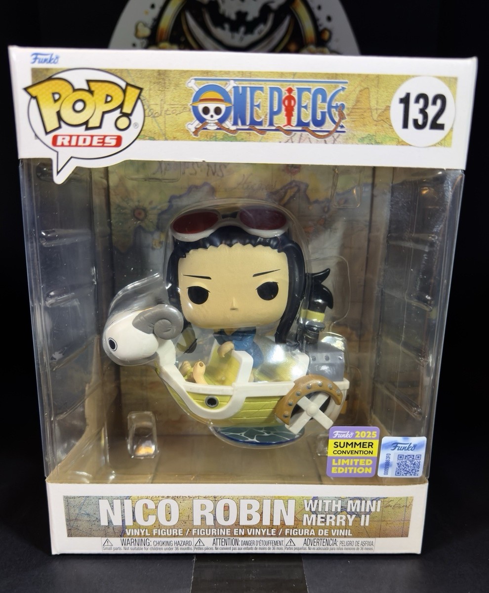Funko Pop! Rides One Piece #132 – Nico Robin with Mini Merry II 