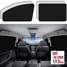 ZATOOTO Car Window Sun Shades Covers - 4 Pcs Magnetic Privacy Side Front Back-4