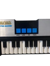 Vintage 1978 Mattel BeeGees Rhythm Machine Mini Synthesizer  toy Works Great