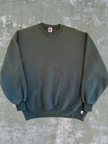 Felpa Vintage Russell Athletic Taglia S - Rossa, Anni '70, Fatta In USA - Nuova Senza Etichette