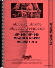 Tractor Massey Ferguson 4840 4800 4900 4880
