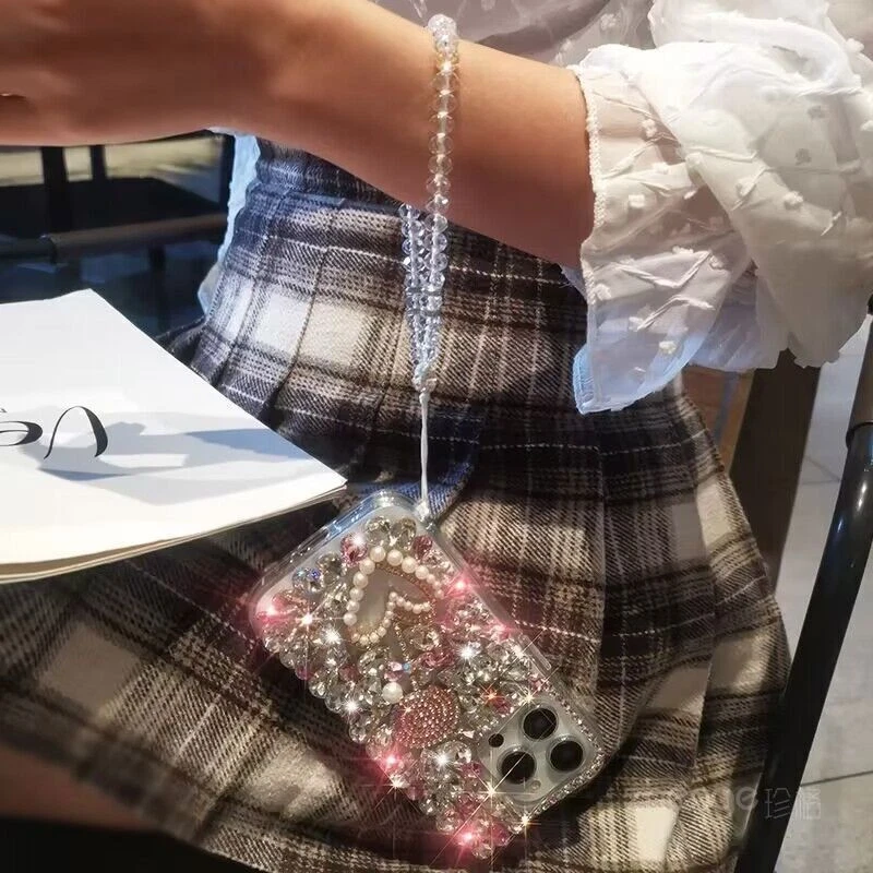 for Nokia G400 C210/T-Mobile Revvl 7 Pro 6X/BLU View 5 Case Bling Diamonds Cover - Image 4 of 4