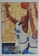NBA FLEER 1996 / 97 # 76 ORLANDO MAGIC NICK ANDERSON COLLECTIBLE CARD