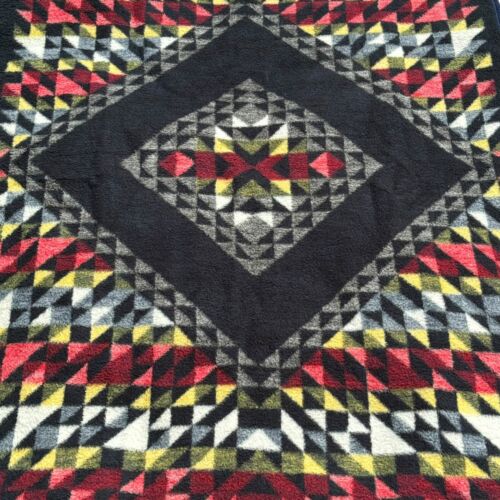 Vintage Biederlack Reversible Southwestern Geometric Blanket 50x72 Made In Usa - Picture 2 of 5