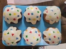 VINTAGE Learning Resources Sorting SHAPES Cupcakes .