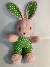 Atlanta novelty Gerber pink Stuffed Animal bunny vintage plush 16&rdquo;