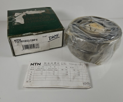 New NTN 7309CGD2/GNP4 Precision Bearing Duplex Angular Contact Ball Bearing