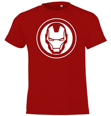 Youth Designz Kinder T-Shirt Ironman Logo Print thor hulk avengers iron-man fun