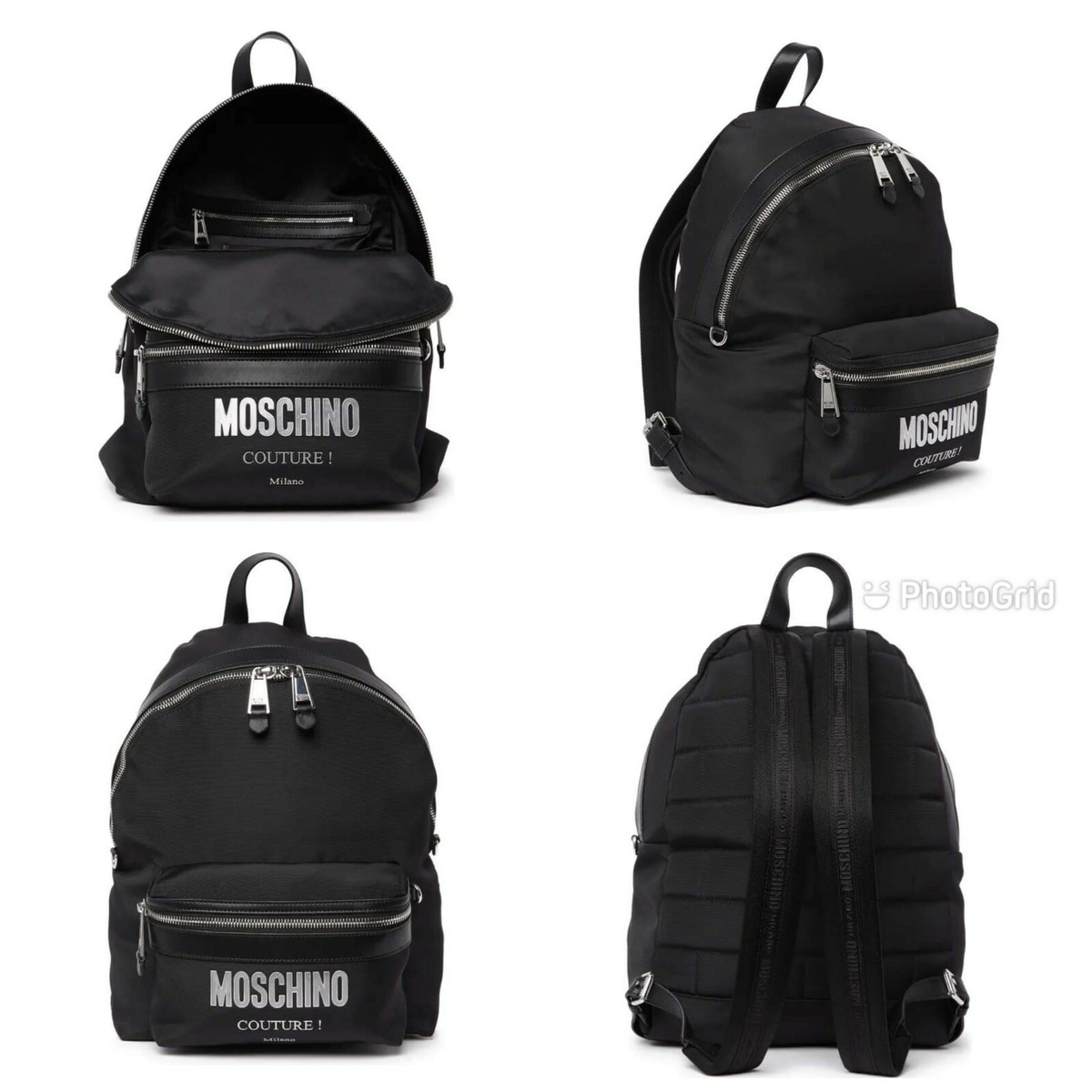 MOSCHINOZip Around Backpack Moschino Zip Backpack - Black - Women|760482692555 | thebs.com main image 2