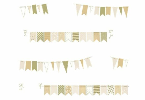 Rasch Textil Tapete Vlies Favola 303207 Beige Creme GrüN Weiß Kinderzimmer-image