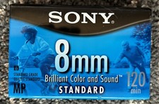 Sony P6-120MPL 8mm Standard Cassette Tape NIP 120 Min Y