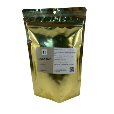 Kaolin Clay 2 LB. - White (China Clay) Powder Face Body Mask Cosmetic 100% Pure