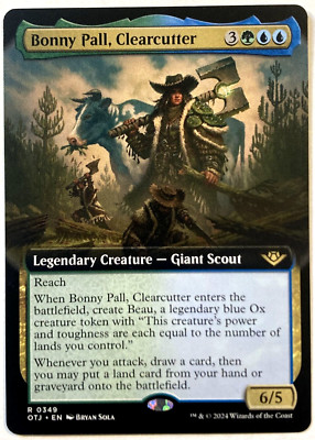 MTG Bonny Pall, Clearcutter *EXTENDED ART* Outlaws of Thunder Junction 0349 NM