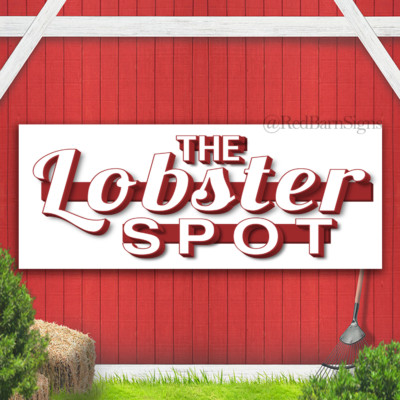 The lobster spot banner with grommets