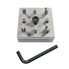 Multi Shape Disc Cutter with Set of 6 Punches- Moon, Hand, Star