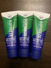BiOFREEZE COOL THE PAIN FAST ACTING MENTHOL-PAIN RELIEF GEL 3 FL OZ 89mL 3 PACK
