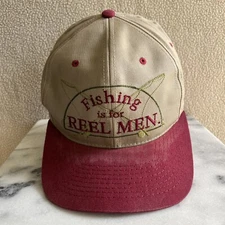 Fishing is for Reel Men Snapback Hat Hallmark Shoebox