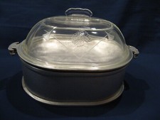 Vintage Guardian Service Hammered Aluminum Cookware Roaster Excellent!