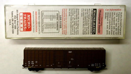 MTL Micro-Trains 103050 Santa Fe ATSF 37572 60 pies exceso de altura vagón NPT | Zustand: New