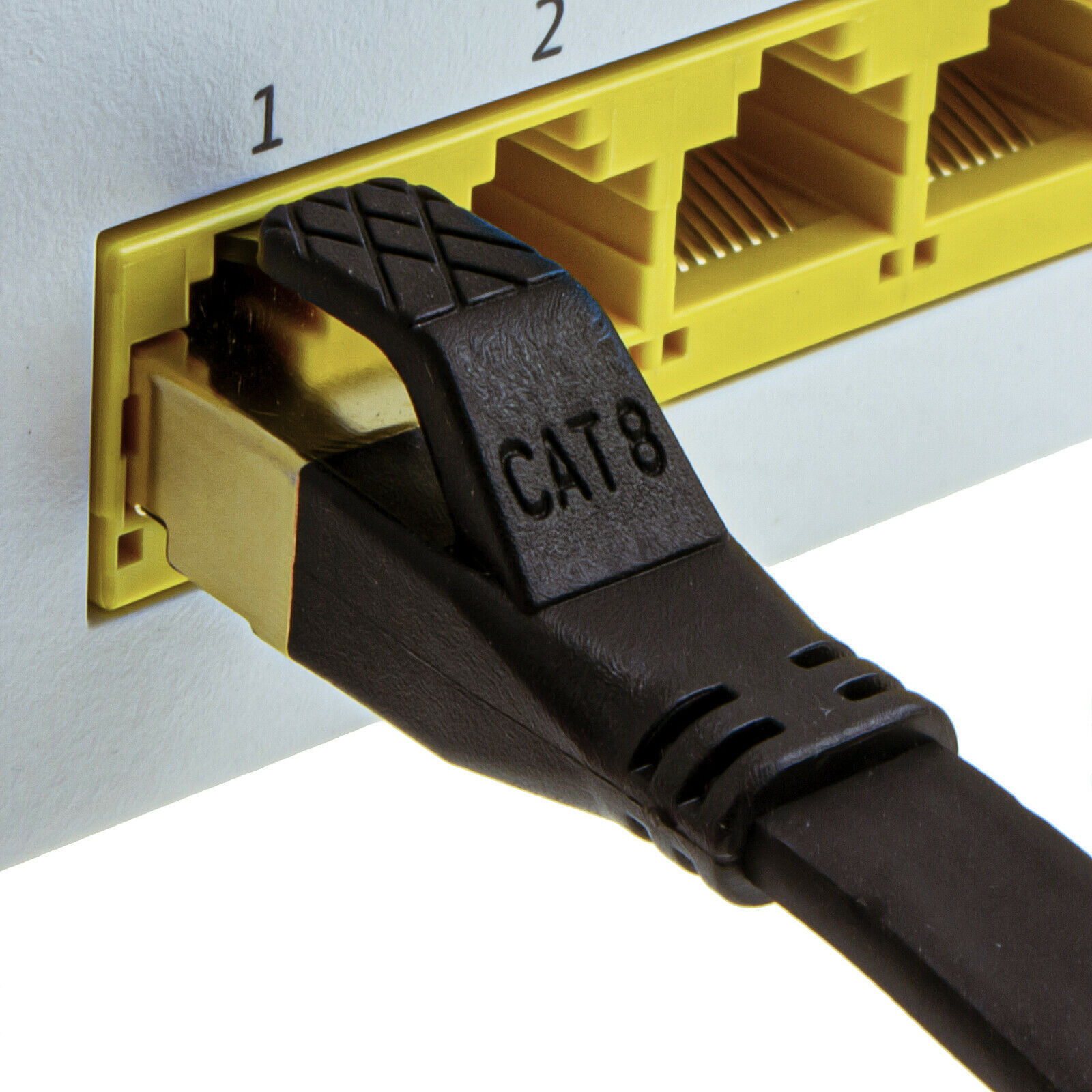 Lotto Cavo Piatto Ethernet CAT8 Schermato 2000 MHz 40 Gbps - Foto 7