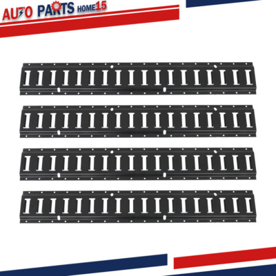 E Track Tie Down Rail Kit 3' (4 Pack) for Garages, Vans Loads Up to 2,000 lbs