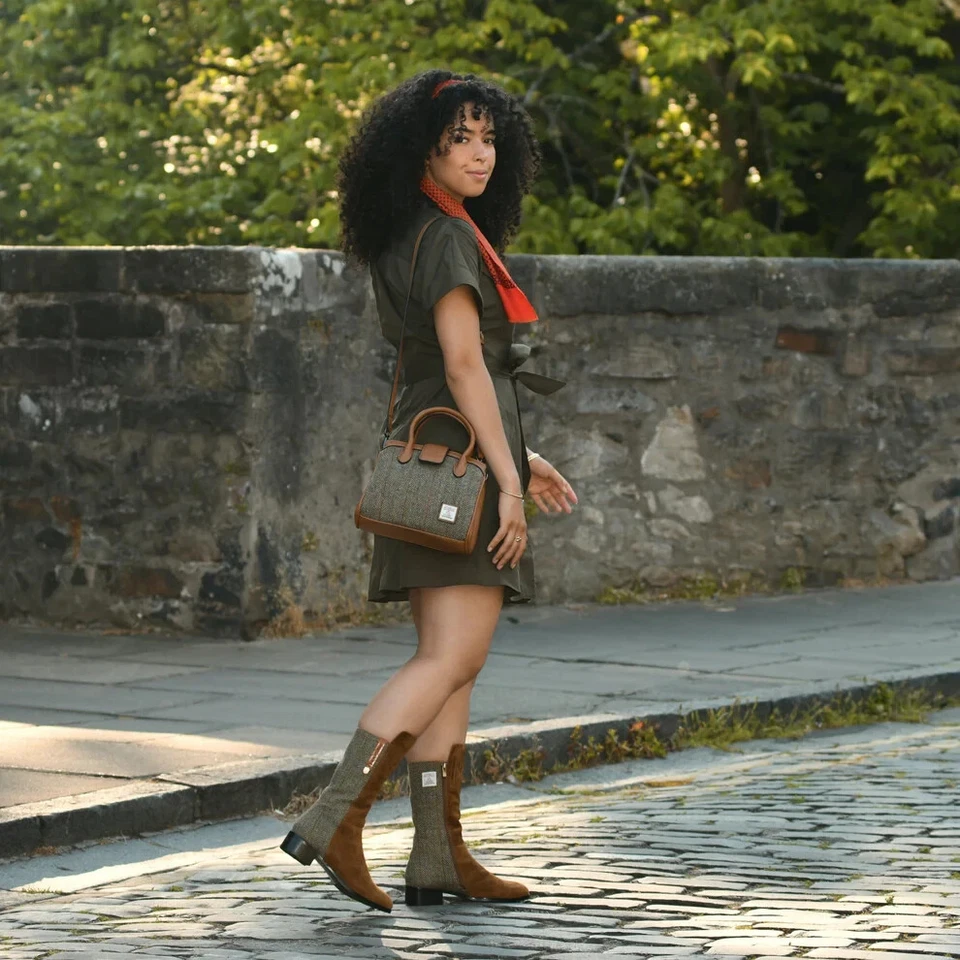 Harris Tweed Mini Tiree Tote - Image 2 of 4