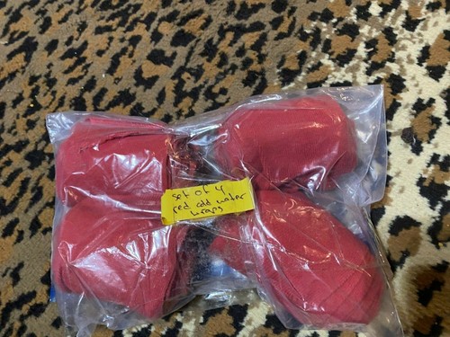 RED COLD WATER HORSE POLO LEG  WRAPS