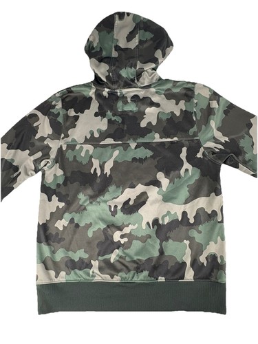 Hurley Hoodie Unisex Youth Logo Green Camo Size L See Pics For Measurements - Picture 10 of 11