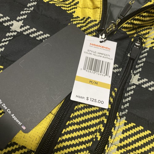 NWT Hawke & Co Pro Series Outerwear Quilted Full Zip Jacket Yellow Men M. E3 - Picture 8 of 8