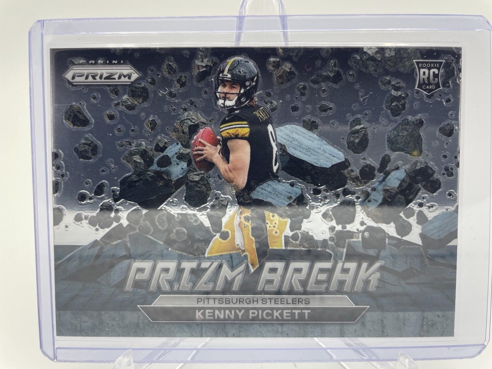 2022 Panini Prizm Football Kenny Pickett Prizm Break Rookie Card RC