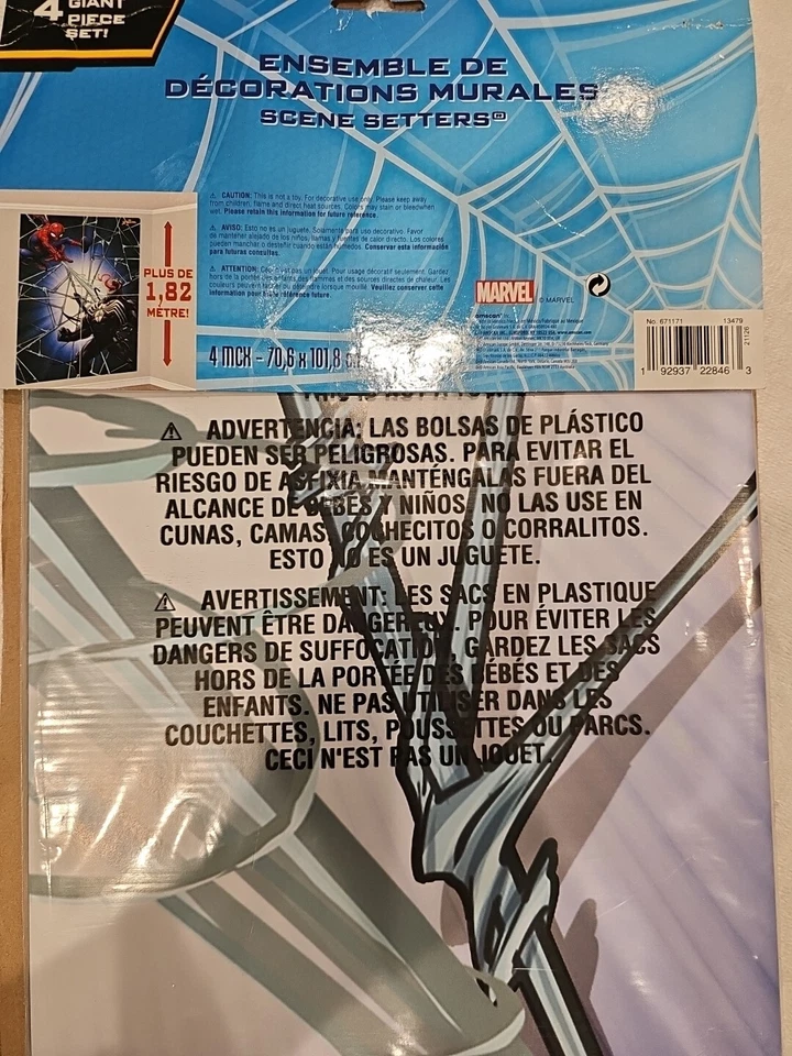 Spider-Man Webbed Wonder Scene Setter Wall Decoration Birthday Party Supplies - Image 4 of 4