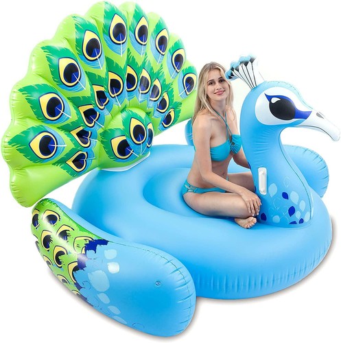 giant inflatable peacock