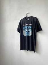 Vintage 1999 Eminem Middle Finger T-Shirt Sz M Rap Tee Hip Hop Slim Shady