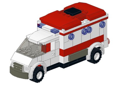 lego ambulance instructions