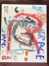 “Rage” painting