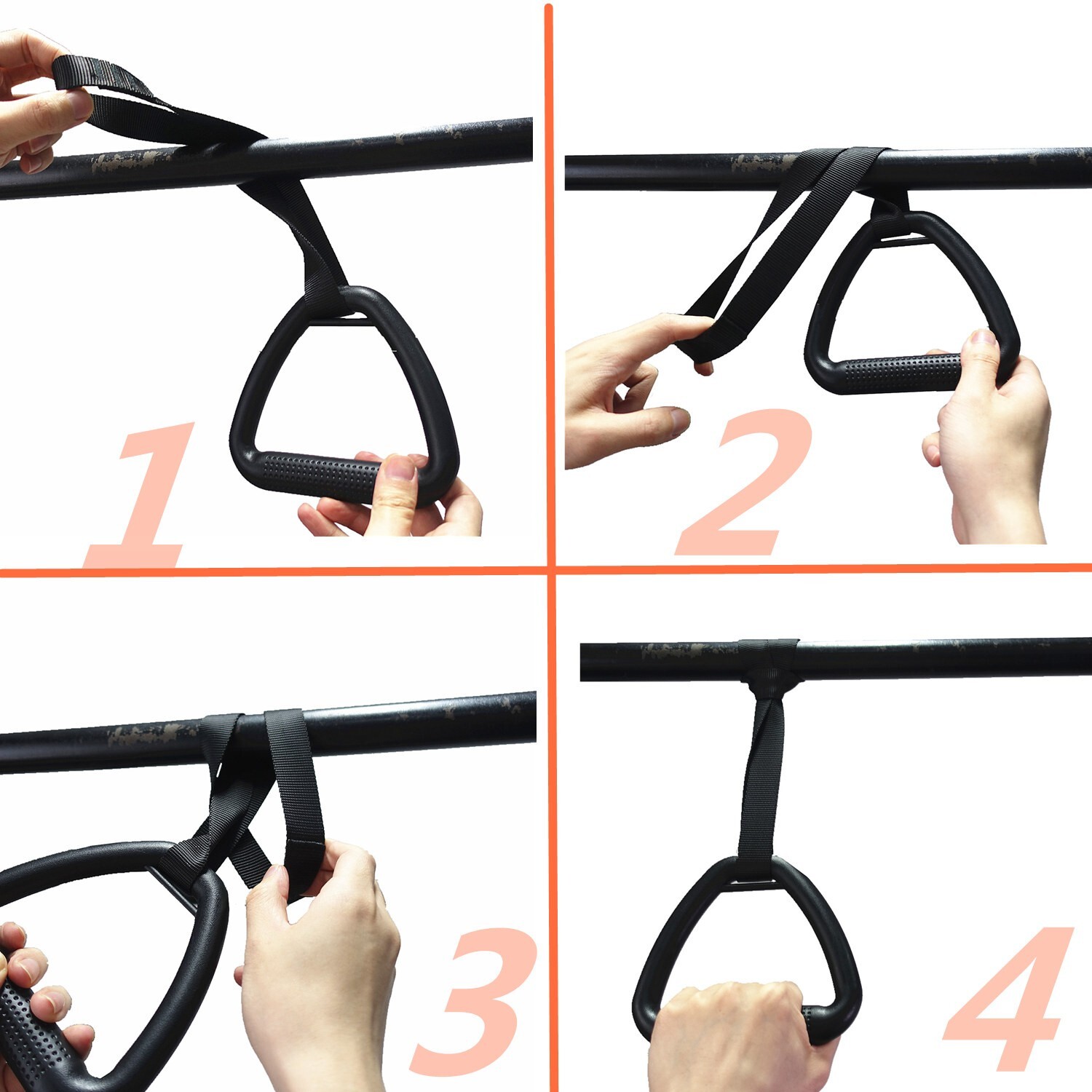 Gymnastic Rings Pull up Handle Home Workouts Strength Training Fitness