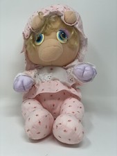 VTG 1984 Miss Piggy Baby 12"Muppet Babies Hasbro Henson Plush Stuff Prop