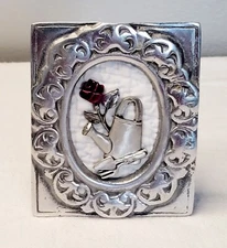 Handcrafted Jewelry Art Picture from  Pins & Brooch "Gardener's Delight" Pewter