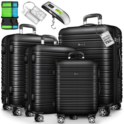 tillvex® Reisekoffer Set Koffer Hartschale Trolley Kofferset Tasche S-M-L-XL - Bild 65 von 120